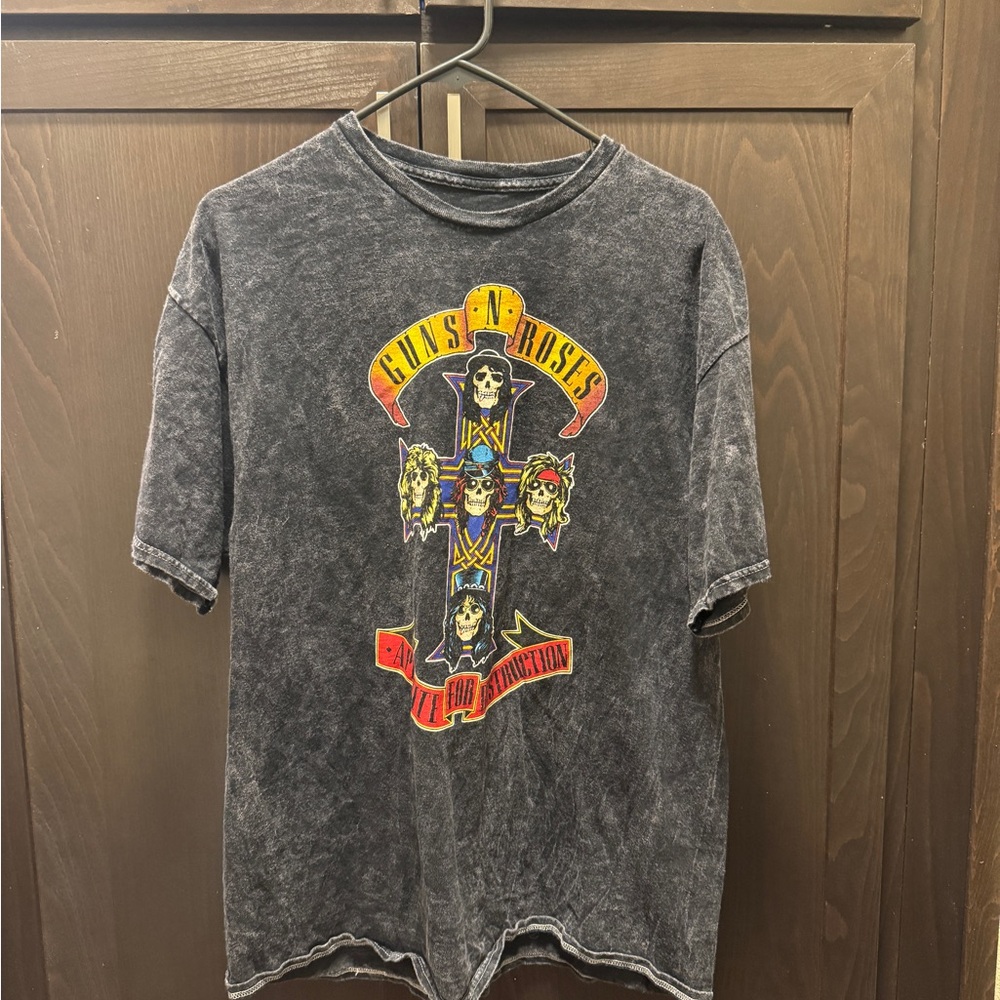 Guns N' Roses Vintage Style Black Band Tee